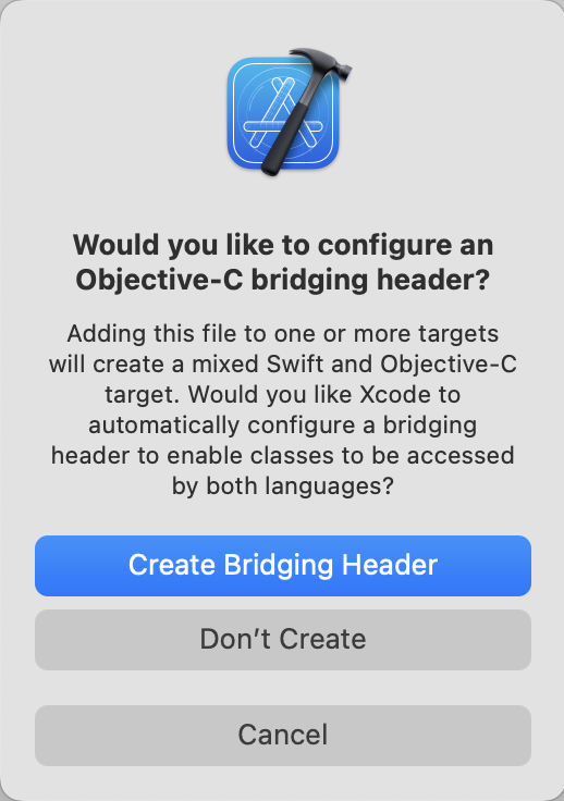 Xcode-Create-Bridging-Header